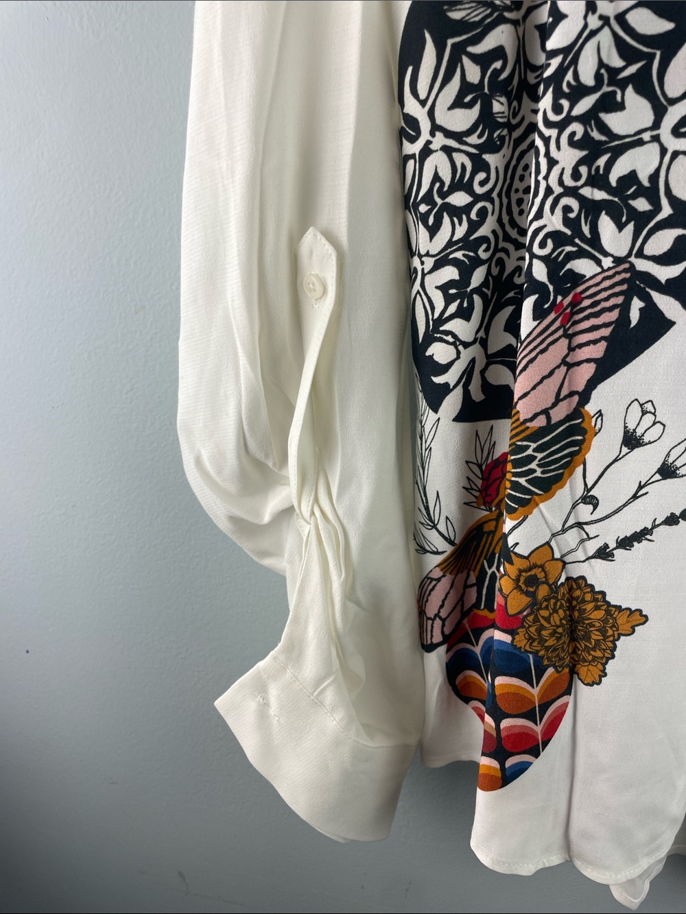 NWT Desigual Button-Up Blouse Size L - Picture 11 of 14